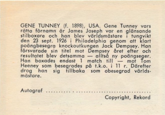 Gene Tunney b